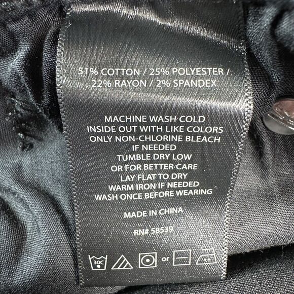 Kut From Kloth CARLO ANKLE SKINNY Size 4 Black Raw Hem Jeans Denim Pants 27x27 - Picture 9 of 10